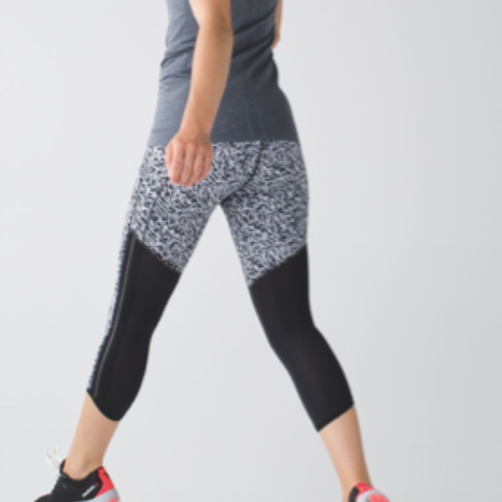 Lululemon Pace Pusher Crop Mini High Rise